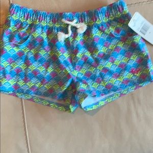 NWT Girls Roxy swim shorts!
